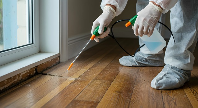 Condo association discussing pest control responsibilities with residents