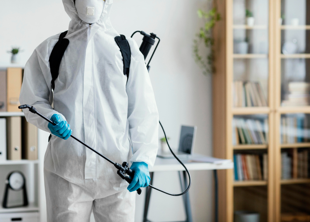 Professional pest control technician ready to respond to pest problems in Austin