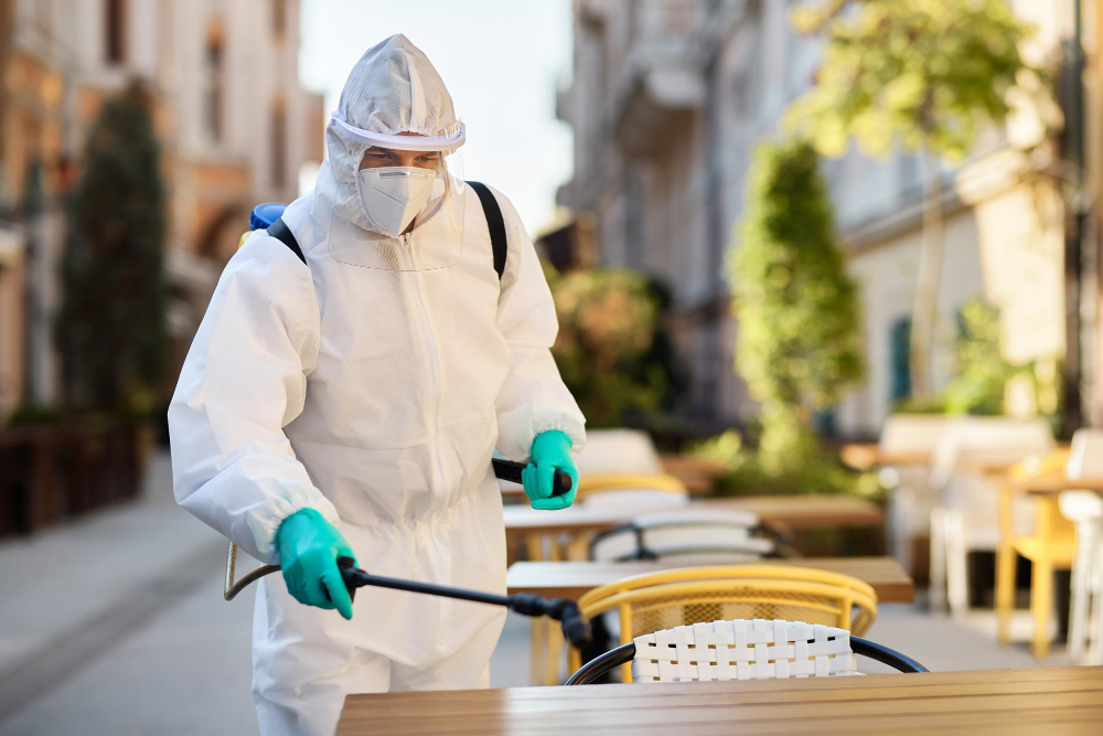 Restaurant prepared for a health inspection with a clean and pest-controlled kitchen