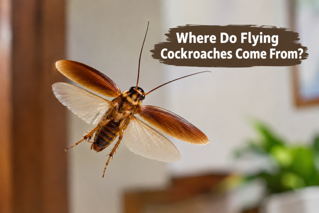 Where Do Flying Cockroaches Come From?